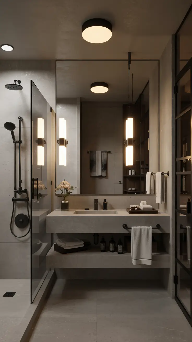 28 Bathroom Light Fixtures Ideas 2026: Modern, Industrial, and Art Deco Lighting Trends