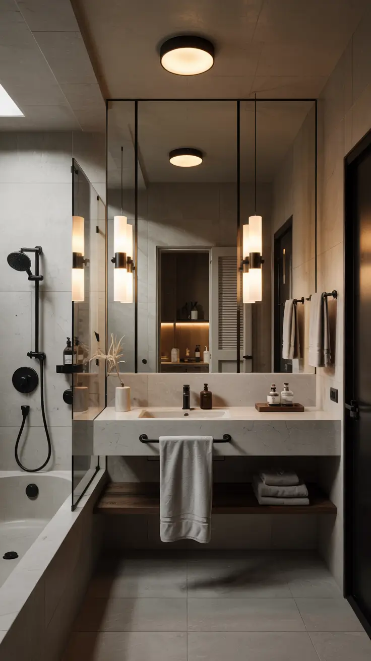 28 Bathroom Light Fixtures Ideas 2026: Modern, Industrial, and Art Deco Lighting Trends