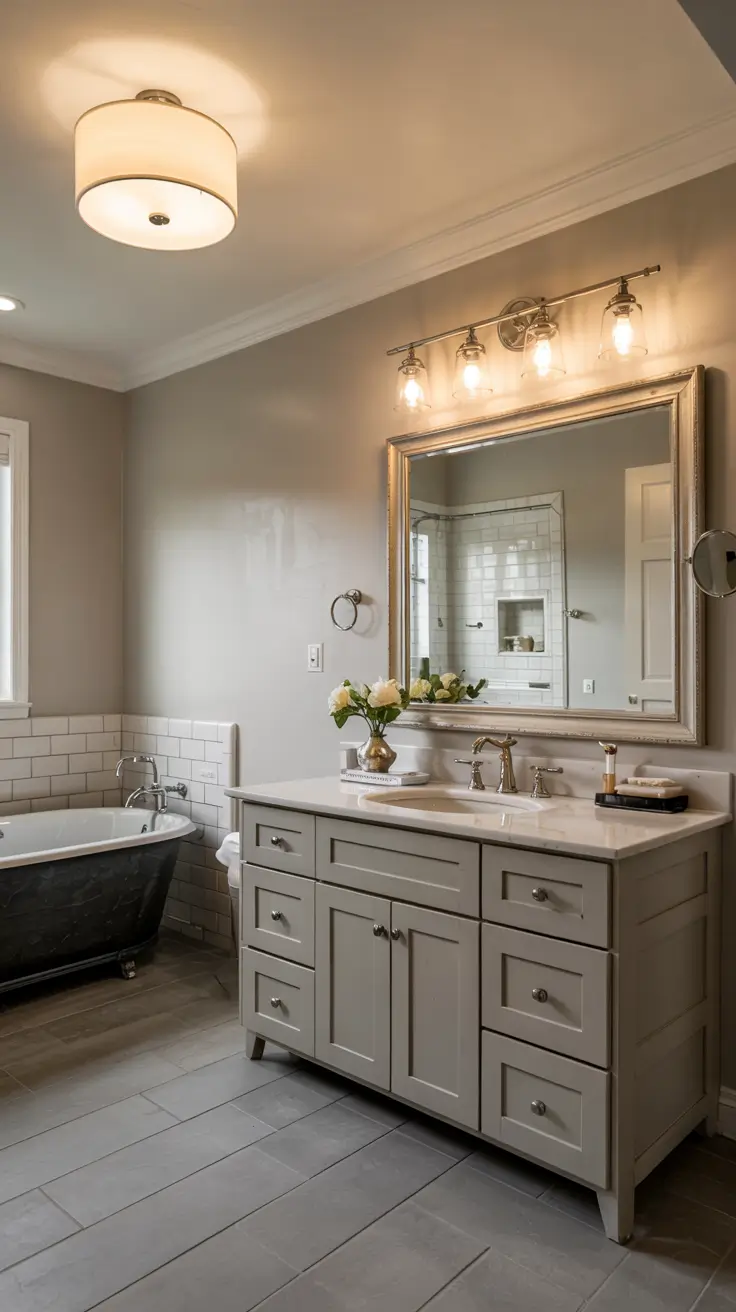 28 Bathroom Light Fixtures Ideas 2026: Modern, Industrial, and Art Deco Lighting Trends