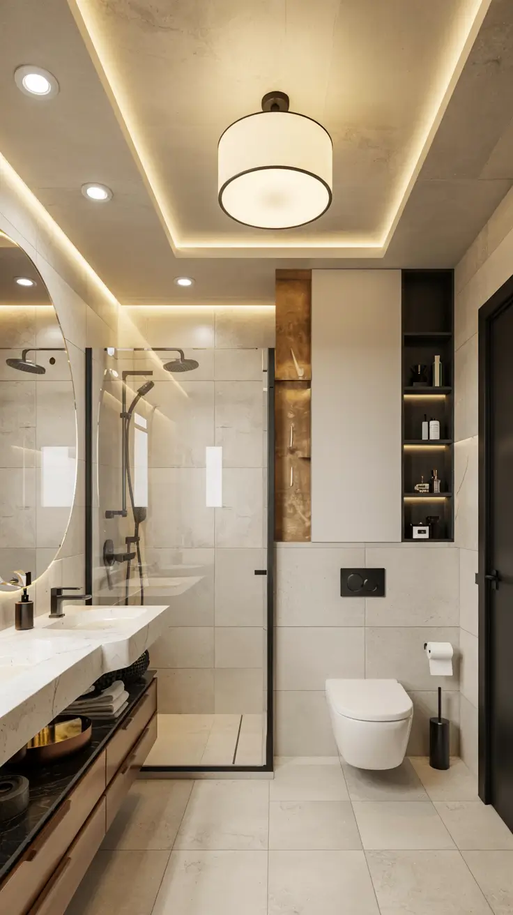 28 Bathroom Light Fixtures Ideas 2026: Modern, Industrial, and Art Deco Lighting Trends
