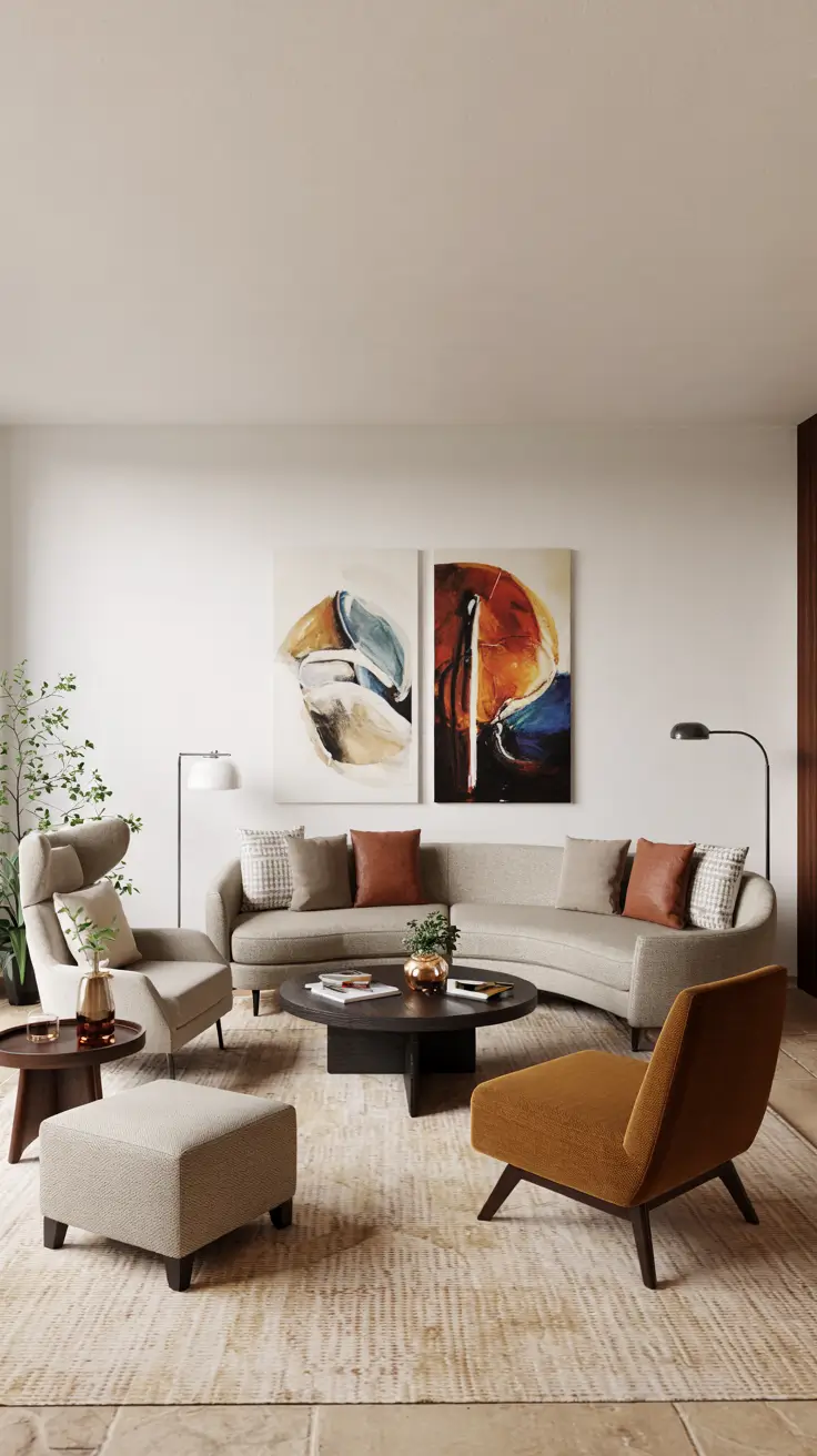 14 Curved Sofa Ideas for Living Room 2026