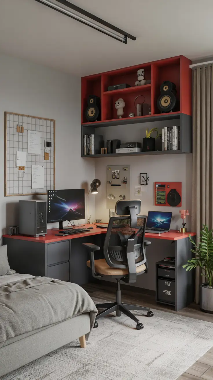 35 Gaming Desk Ideas 2026 For Modern Bedrooms And Small Spaces
