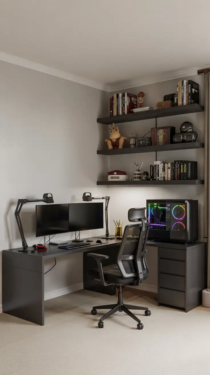 35 Gaming Desk Ideas 2026 For Modern Bedrooms And Small Spaces