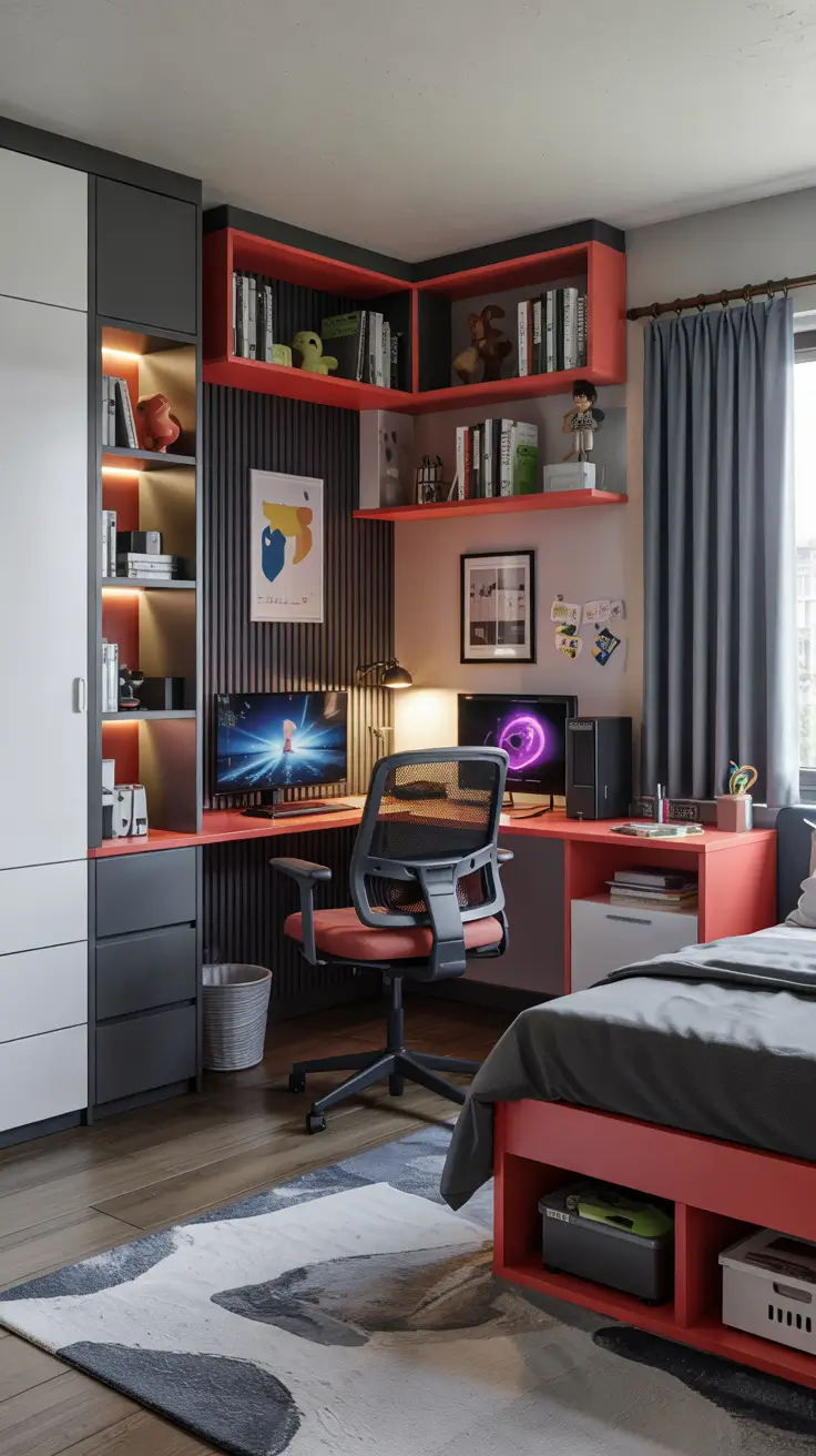 35 Gaming Desk Ideas 2026 For Modern Bedrooms And Small Spaces