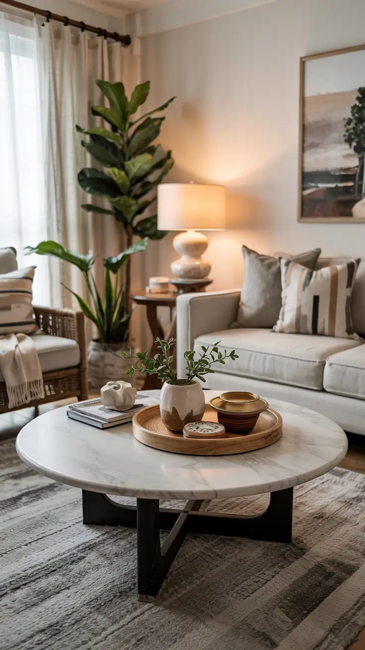 15 Round Table Living Room Ideas 2026 For Modern And Functional Interiors