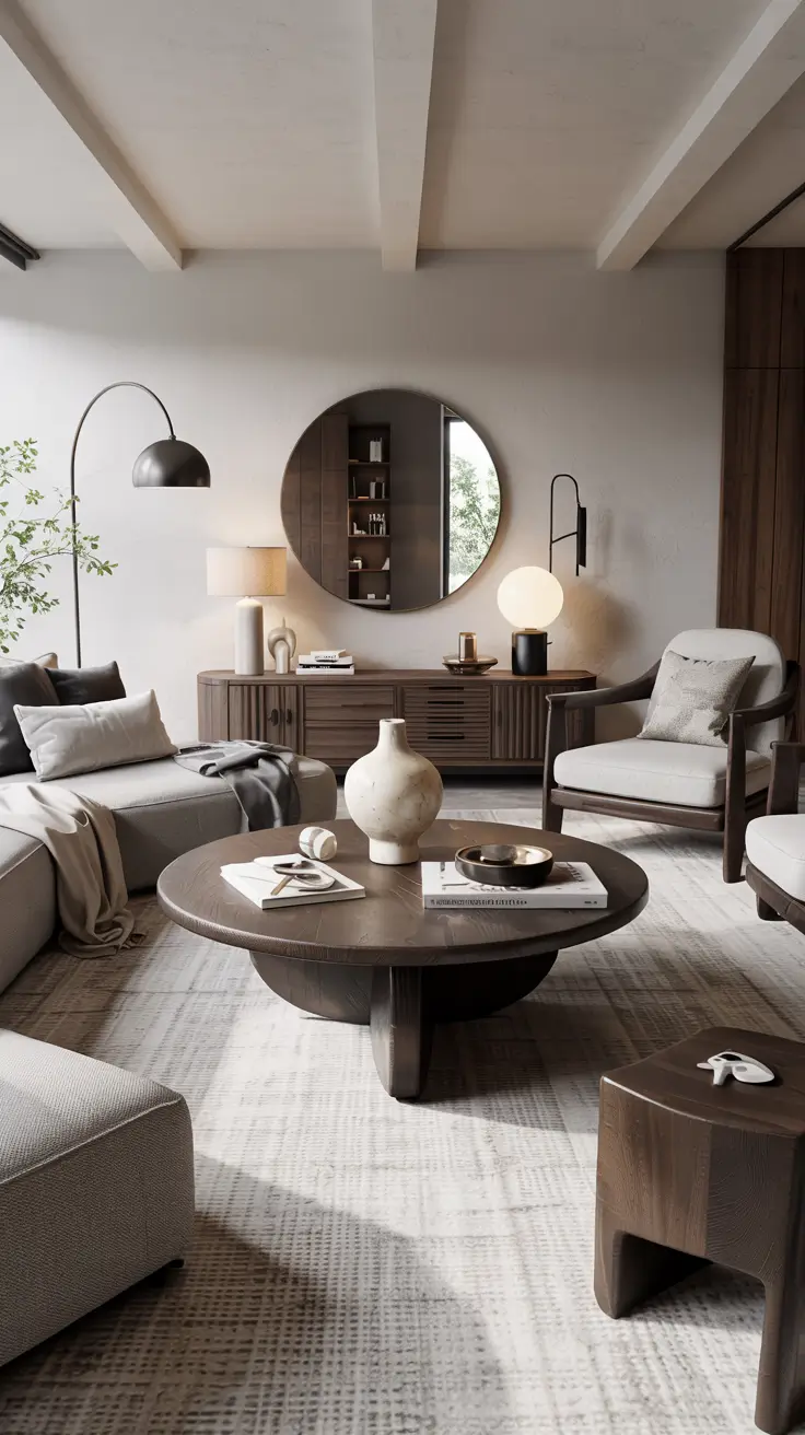 15 Round Table Living Room Ideas 2026 For Modern And Functional Interiors