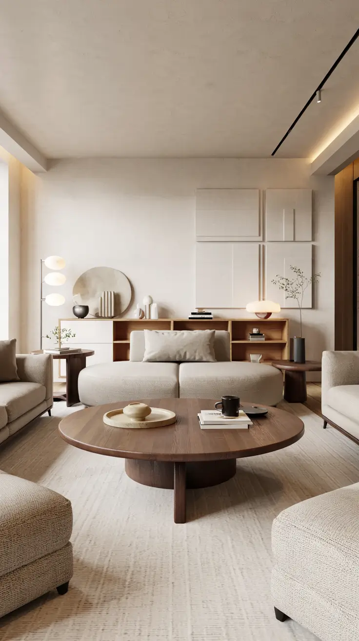 15 Round Table Living Room Ideas 2026 For Modern And Functional Interiors