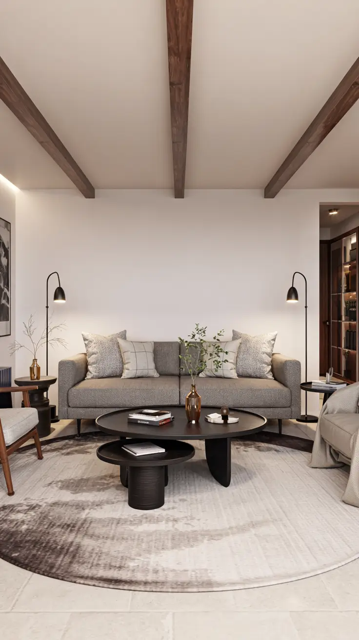 15 Round Table Living Room Ideas 2026 For Modern And Functional Interiors