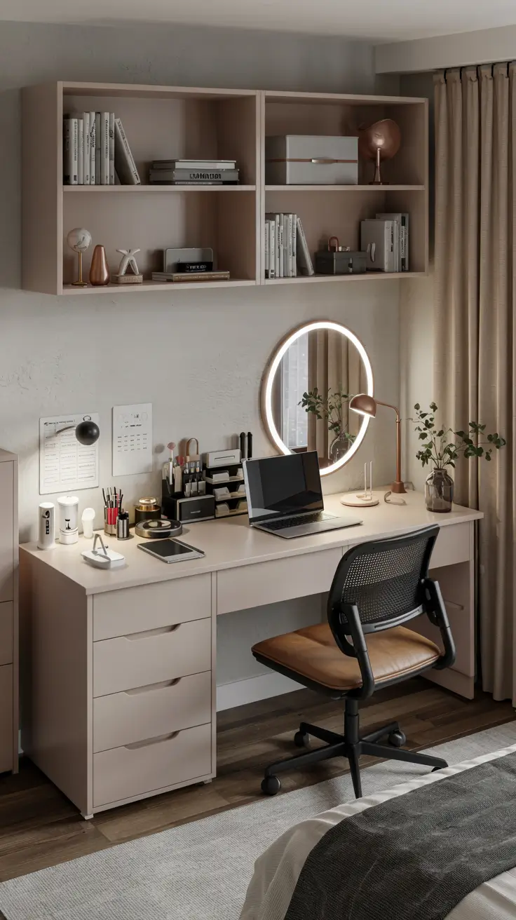 20 Vanity Desk Ideas 2026 For Modern Bedroom Aesthetic And Makeup Organization