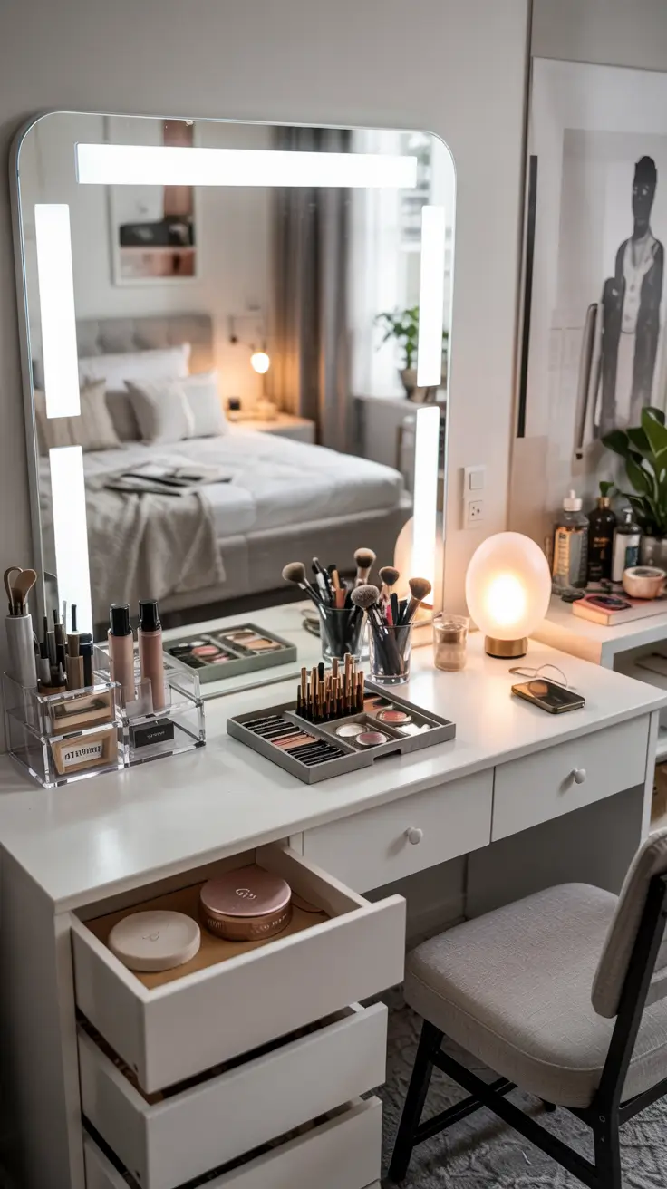 20 Vanity Desk Ideas 2026 For Modern Bedroom Aesthetic And Makeup Organization