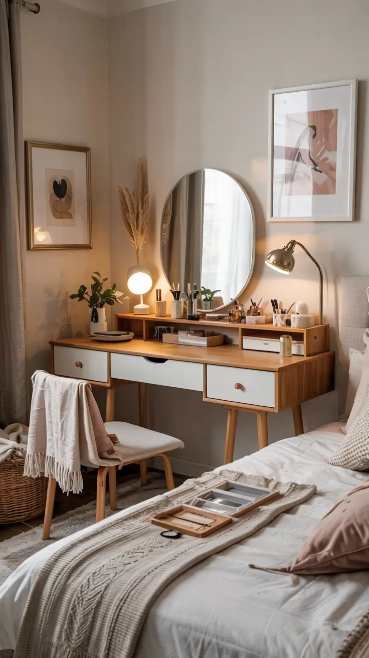 20 Vanity Desk Ideas 2026 For Modern Bedroom Aesthetic And Makeup Organization