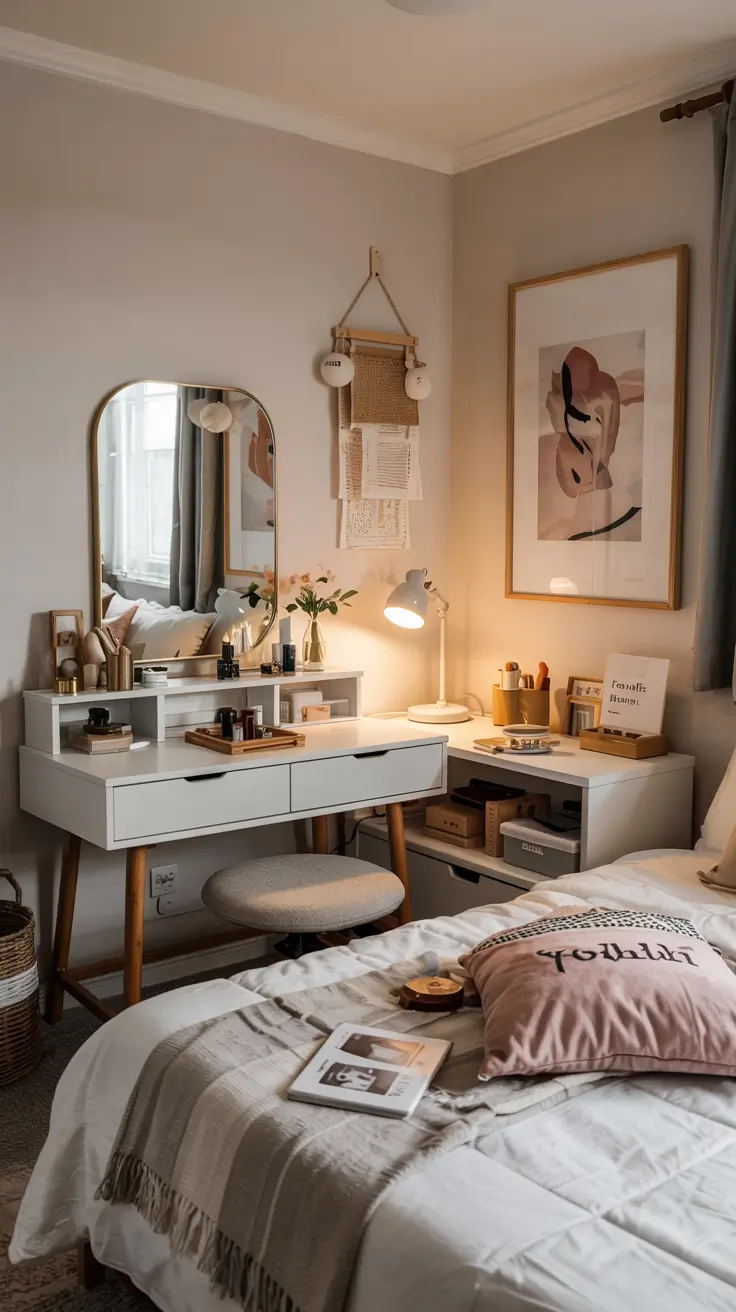 20 Vanity Desk Ideas 2026 For Modern Bedroom Aesthetic And Makeup Organization