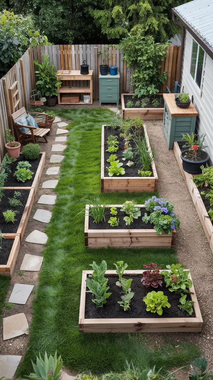 33 Backyard Garden Design 2026 Ideas – Modern Layouts, Vegetable Gardens
