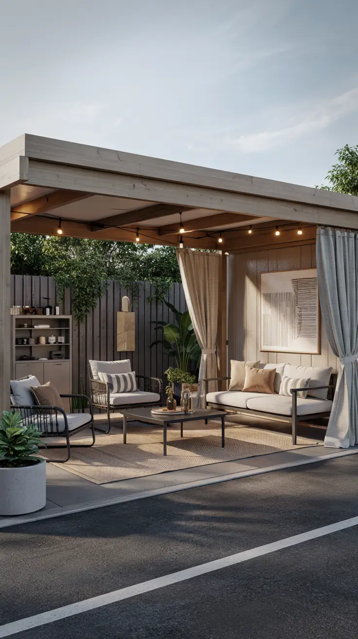 16 Carport Outdoor Ideas 2026 For Patio Living Space Decorating And ...