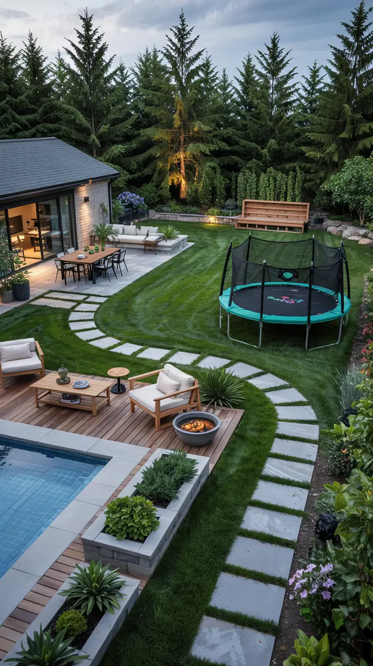 26 Family Backyard Layout Ideas 2026 For Modern And Functional Outdoor Spaces