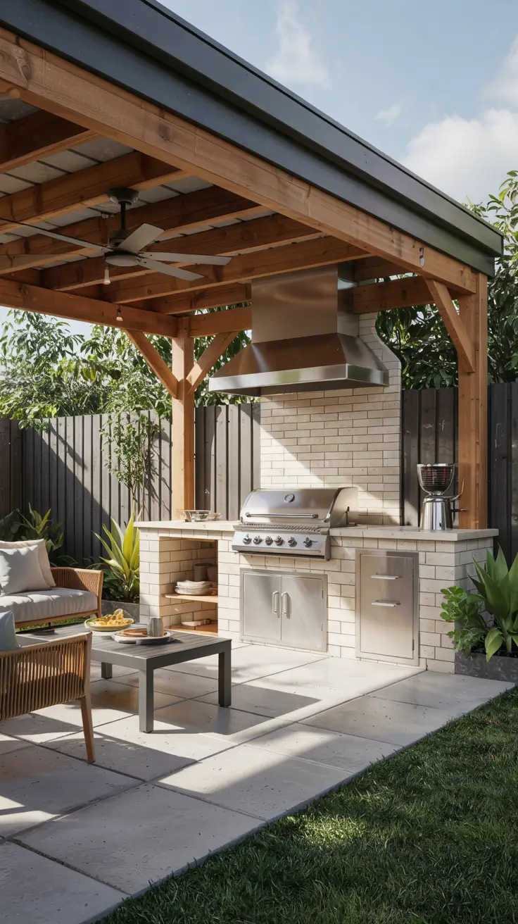 14 Outdoor BBQ Area With Roof 2026 Smart Backyard And Rooftop BBQ Ideas — free download