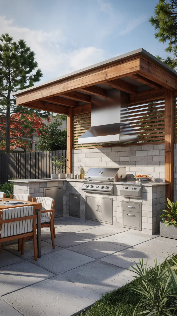 14 Outdoor BBQ Area With Roof 2026: Modern Layouts, Roof Types, And Design Ideas
