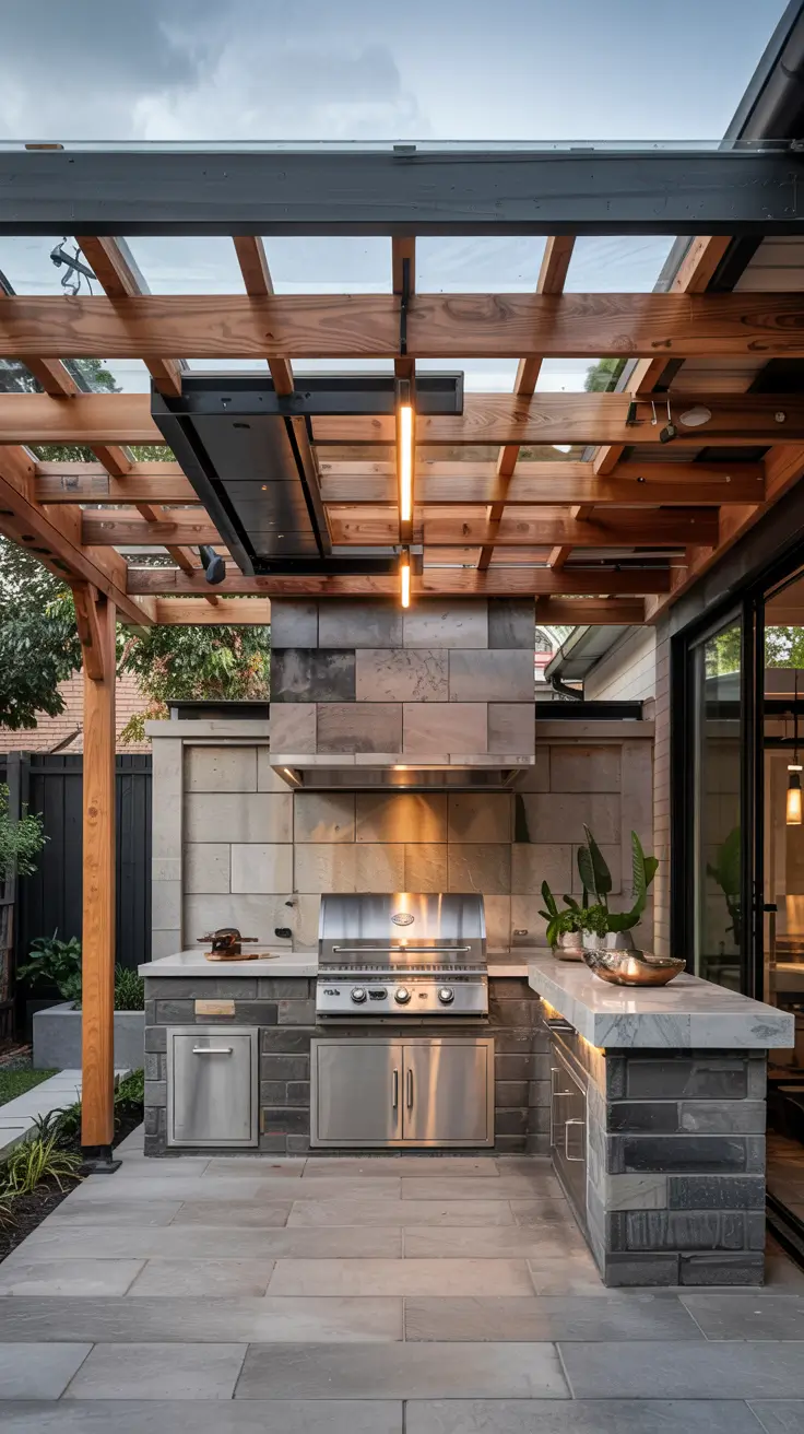 14 Outdoor BBQ Area With Roof 2026: Modern Layouts, Roof Types, And Design Ideas