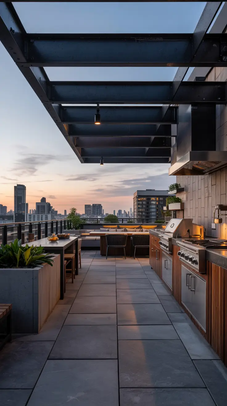 14 Outdoor BBQ Area With Roof 2026: Modern Layouts, Roof Types, And Design Ideas