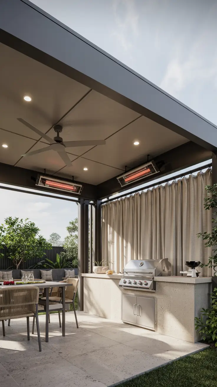 14 Outdoor BBQ Area With Roof 2026: Modern Layouts, Roof Types, And Design Ideas