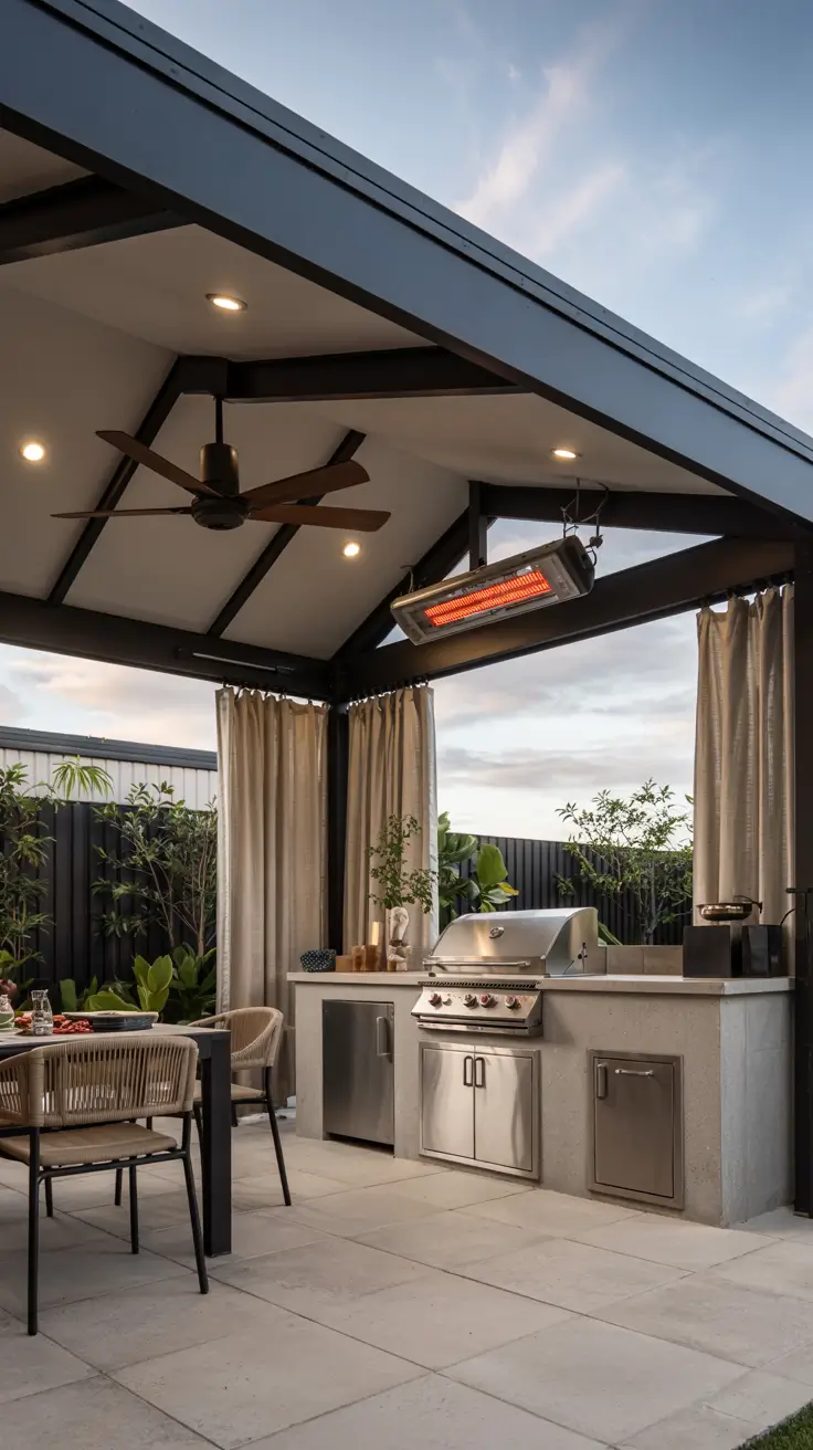 14 Outdoor BBQ Area With Roof 2026: Modern Layouts, Roof Types, And Design Ideas