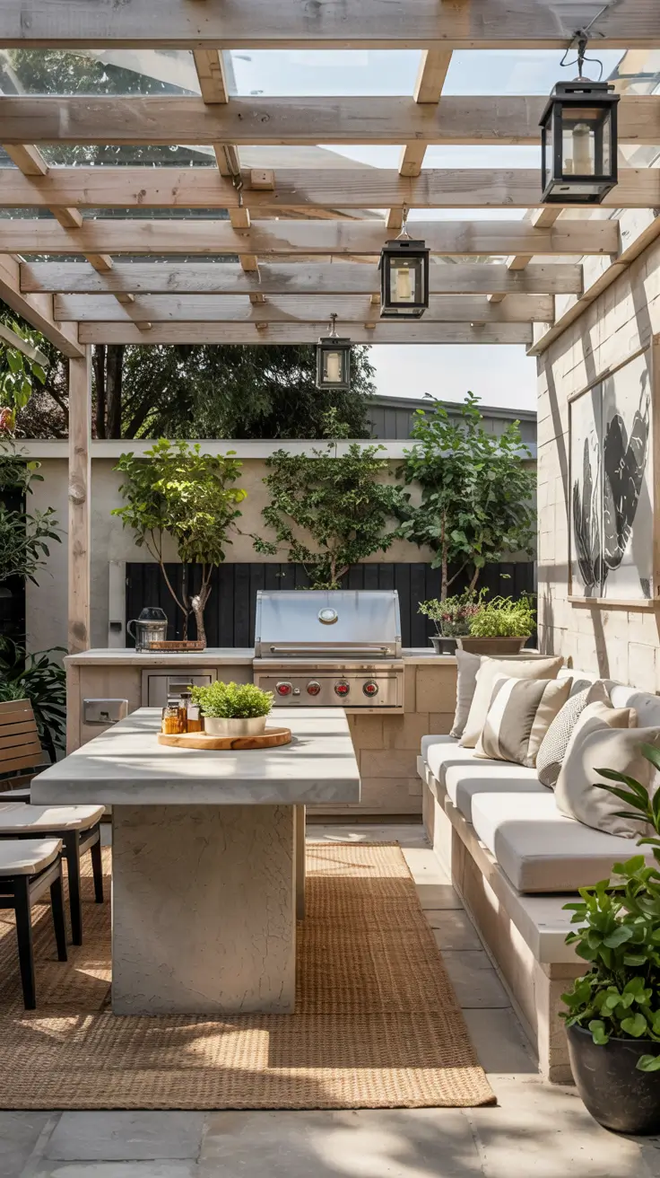 14 Outdoor BBQ Area With Roof 2026: Modern Layouts, Roof Types, And Design Ideas