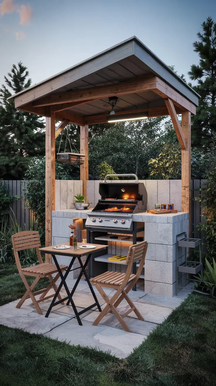 14 Outdoor BBQ Area With Roof 2026: Modern Layouts, Roof Types, And Design Ideas