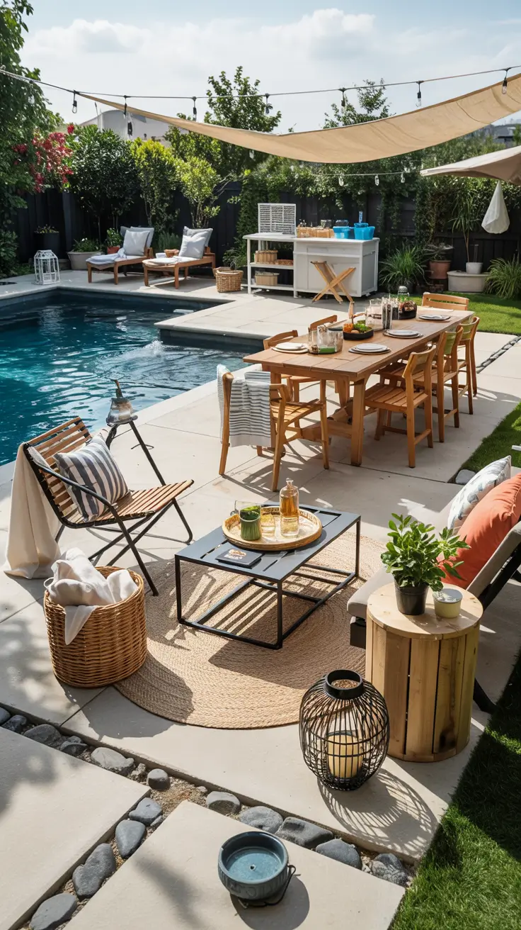 30 Outdoor Pool Area 2026 Ideas - Modern Backyard Design, Decor And Layout