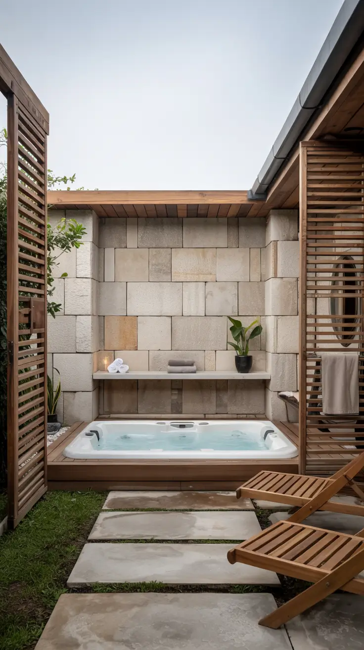 21 Outdoor Spa Ideas 2026 For Modern Backyards And Relaxation