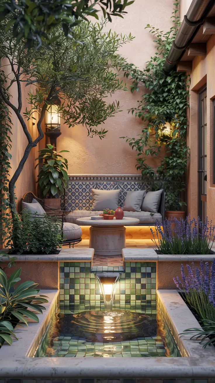 37 Courtyard Water Feature Ideas 2026 - Modern, Mediterranean And Zen Inspiration