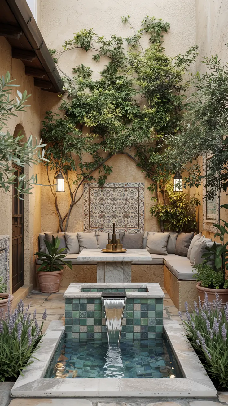 37 Courtyard Water Feature Ideas 2026 - Modern, Mediterranean And Zen Inspiration