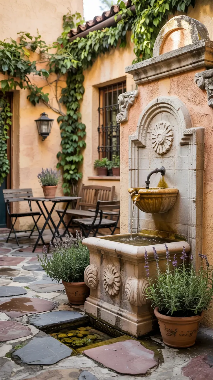 37 Courtyard Water Feature Ideas 2026 - Modern, Mediterranean And Zen Inspiration