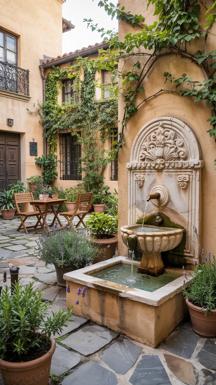 37 Courtyard Water Feature Ideas 2026 - Modern, Mediterranean And Zen Inspiration