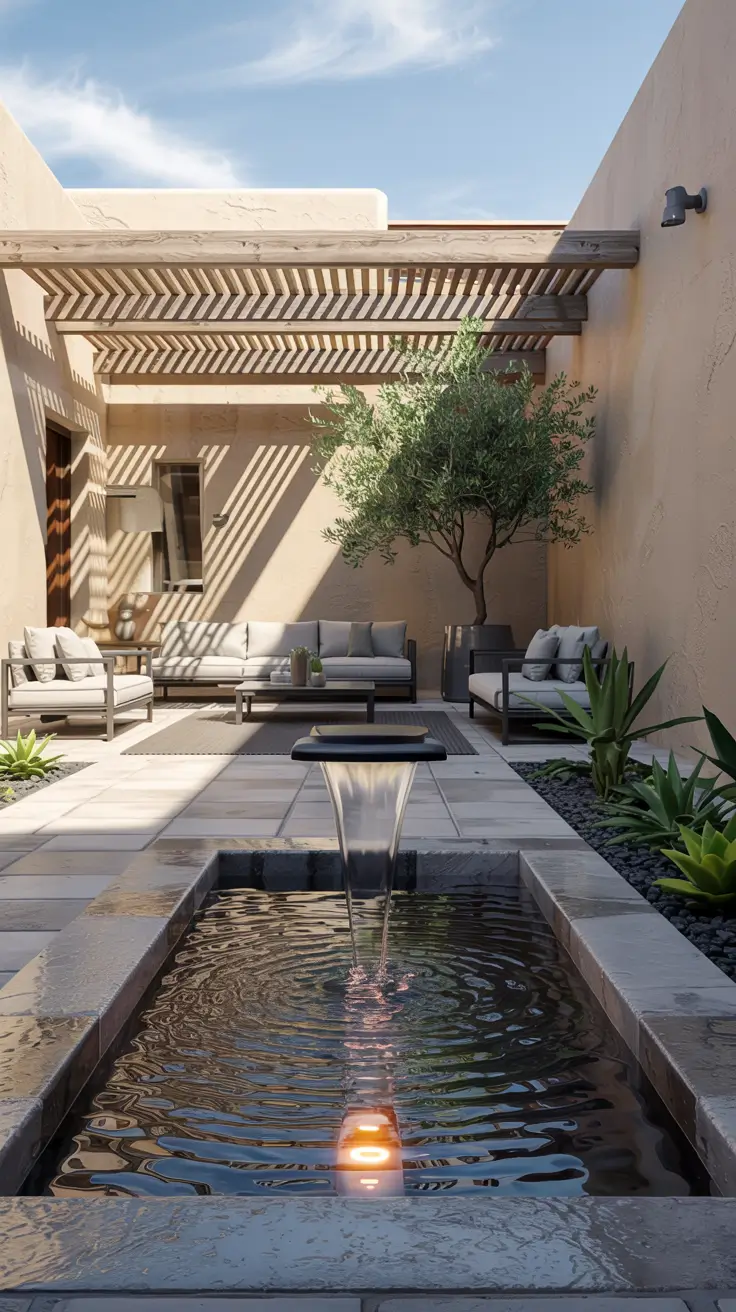 37 Courtyard Water Feature Ideas 2026 - Modern, Mediterranean And Zen Inspiration