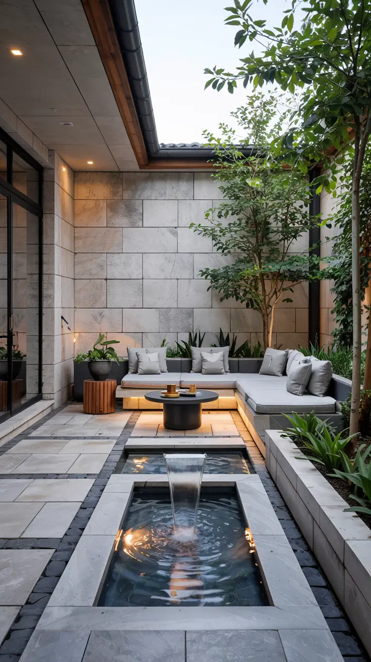 37 Courtyard Water Feature Ideas 2026 - Modern, Mediterranean And Zen Inspiration
