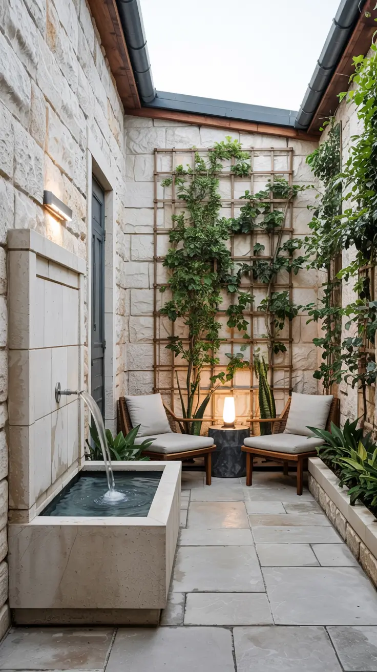 37 Courtyard Water Feature Ideas 2026 - Modern, Mediterranean And Zen Inspiration