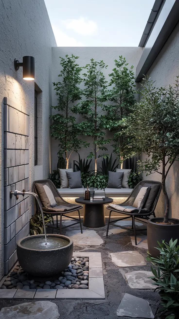 37 Courtyard Water Feature Ideas 2026 - Modern, Mediterranean And Zen Inspiration