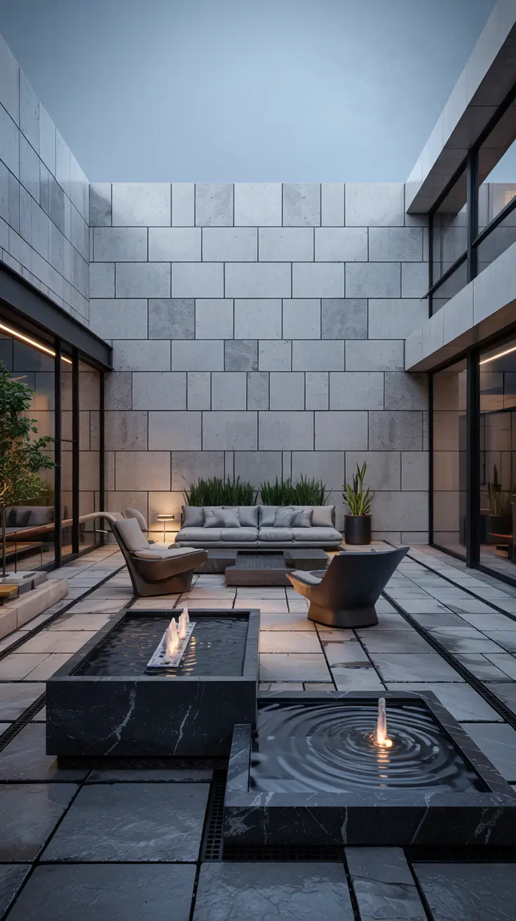 37 Courtyard Water Feature Ideas 2026 - Modern, Mediterranean And Zen Inspiration