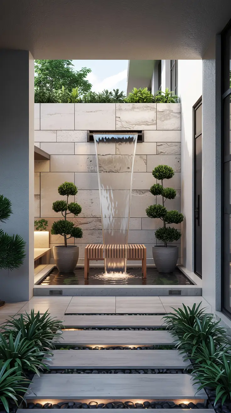 37 Courtyard Water Feature Ideas 2026 - Modern, Mediterranean And Zen Inspiration