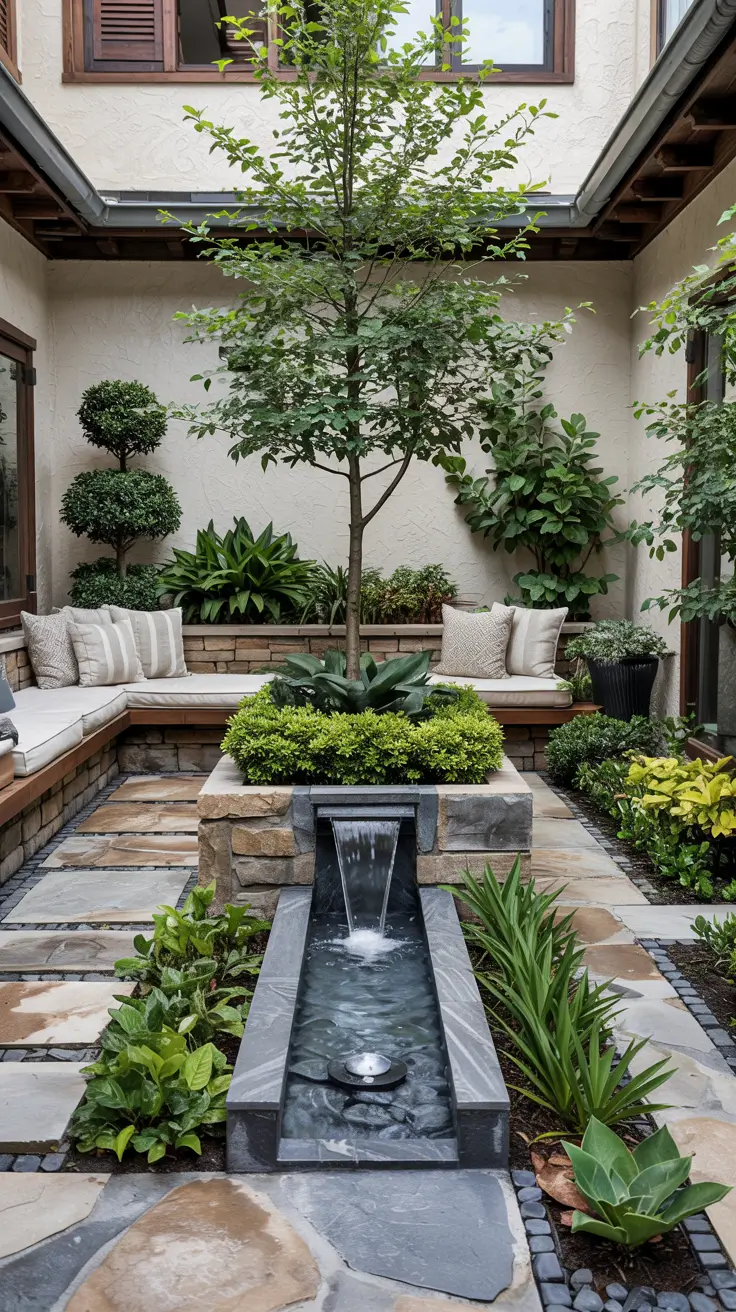 37 Courtyard Water Feature Ideas 2026 - Modern, Mediterranean And Zen Inspiration