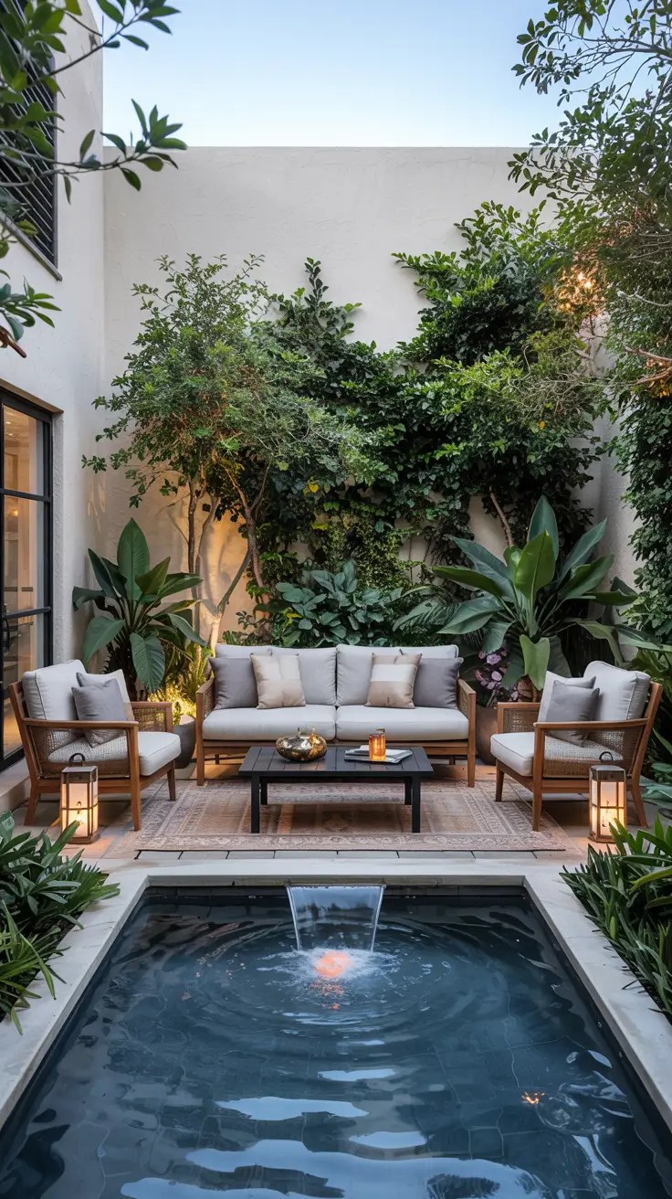 37 Courtyard Water Feature Ideas 2026 - Modern, Mediterranean And Zen Inspiration