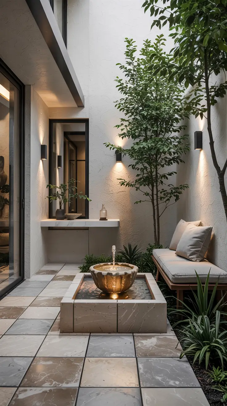 37 Courtyard Water Feature Ideas 2026 - Modern, Mediterranean And Zen Inspiration