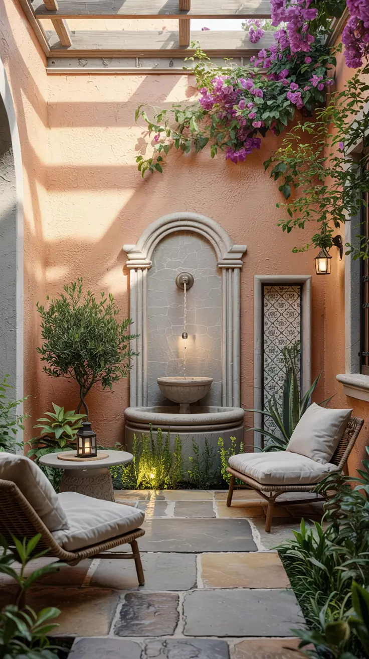 37 Courtyard Water Feature Ideas 2026 - Modern, Mediterranean And Zen Inspiration