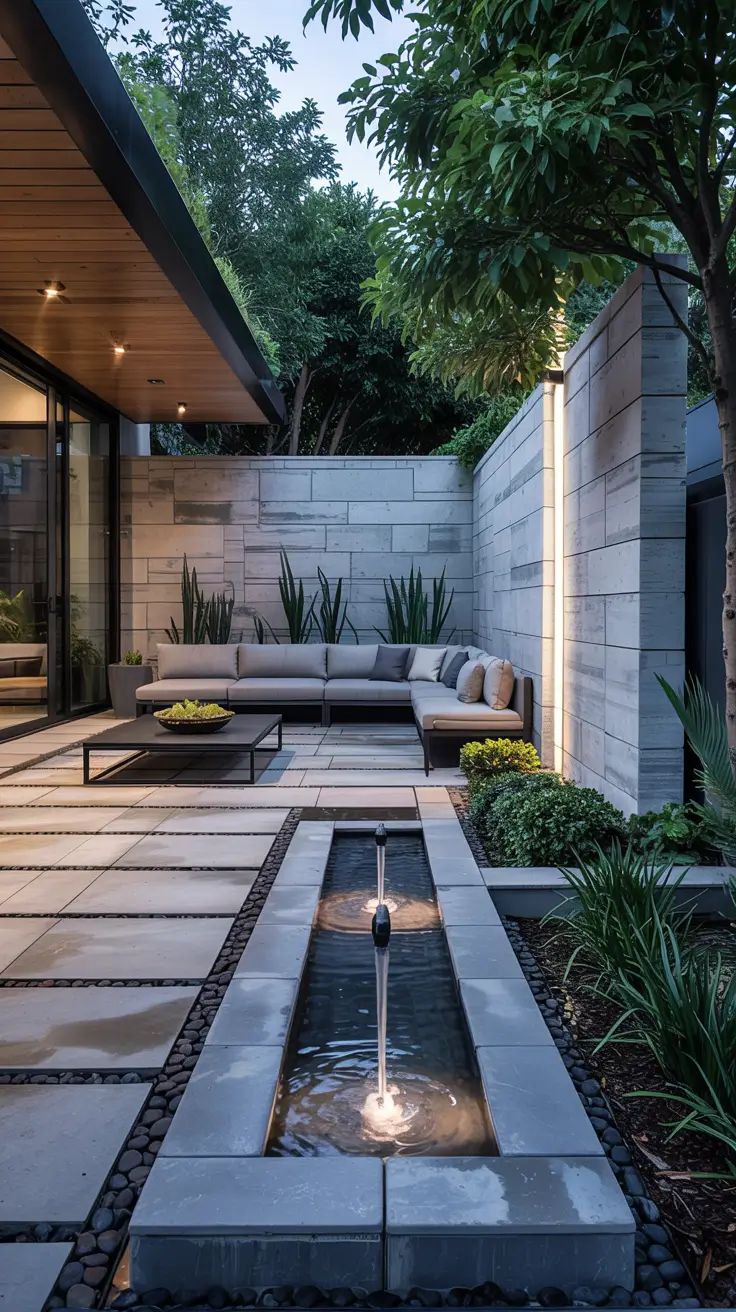 37 Courtyard Water Feature Ideas 2026 - Modern, Mediterranean And Zen Inspiration