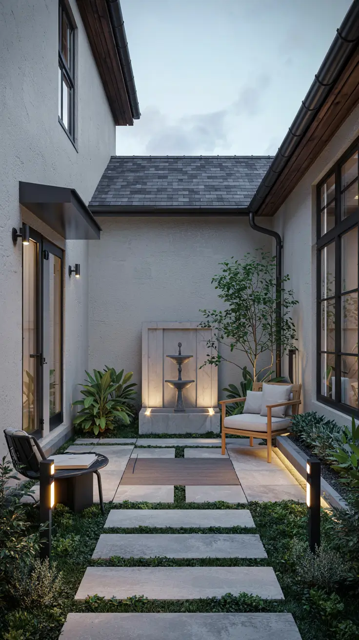 37 Courtyard Water Feature Ideas 2026 - Modern, Mediterranean And Zen Inspiration