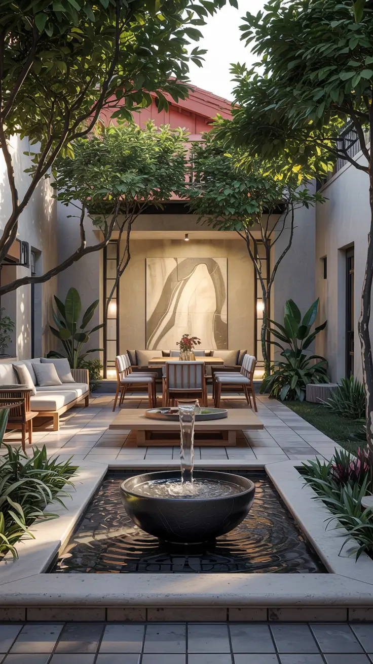 37 Courtyard Water Feature Ideas 2026 - Modern, Mediterranean And Zen Inspiration