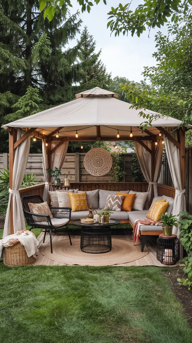34 Gazebo Decorating Ideas 2026 For Backyard, Outdoor Patio, And Party Garden Inspiration