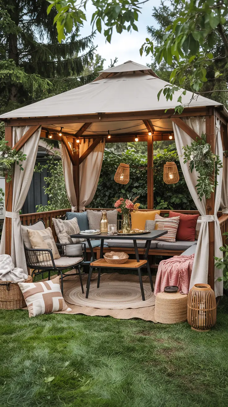 34 Gazebo Decorating Ideas 2026 For Backyard, Outdoor Patio, And Party Garden Inspiration