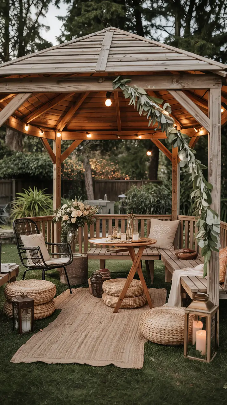 34 Gazebo Decorating Ideas 2026 For Backyard, Outdoor Patio, And Party Garden Inspiration