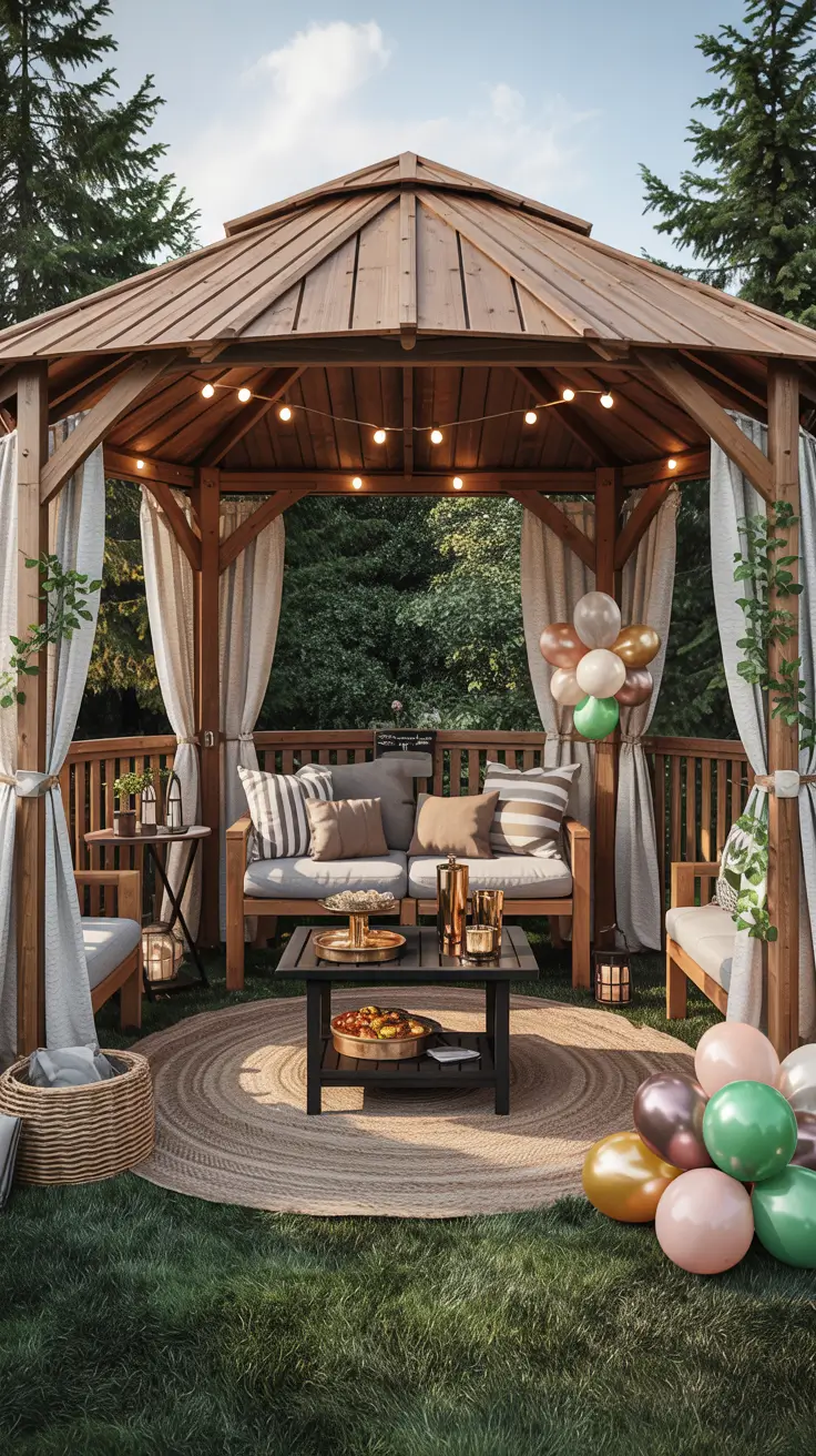 34 Gazebo Decorating Ideas 2026 For Backyard, Outdoor Patio, And Party Garden Inspiration
